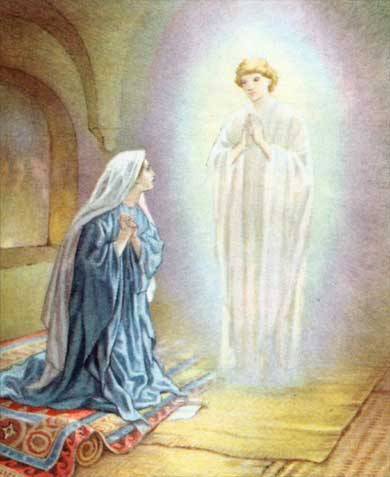 Mary and Angel Gabriel