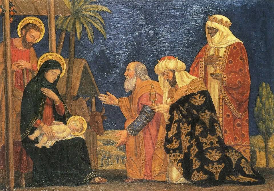 Three Kings Presenting Gifts